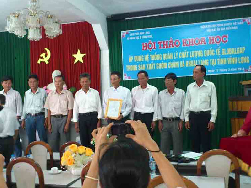 Kết quả đề tài “Hỗ trợ áp dụng hệ thống và công cụ quản lý chất lượng cho trang trại, hợp tác xã hoặc hội nghề nghiệp về rau và cây ăn quả quan trọng”