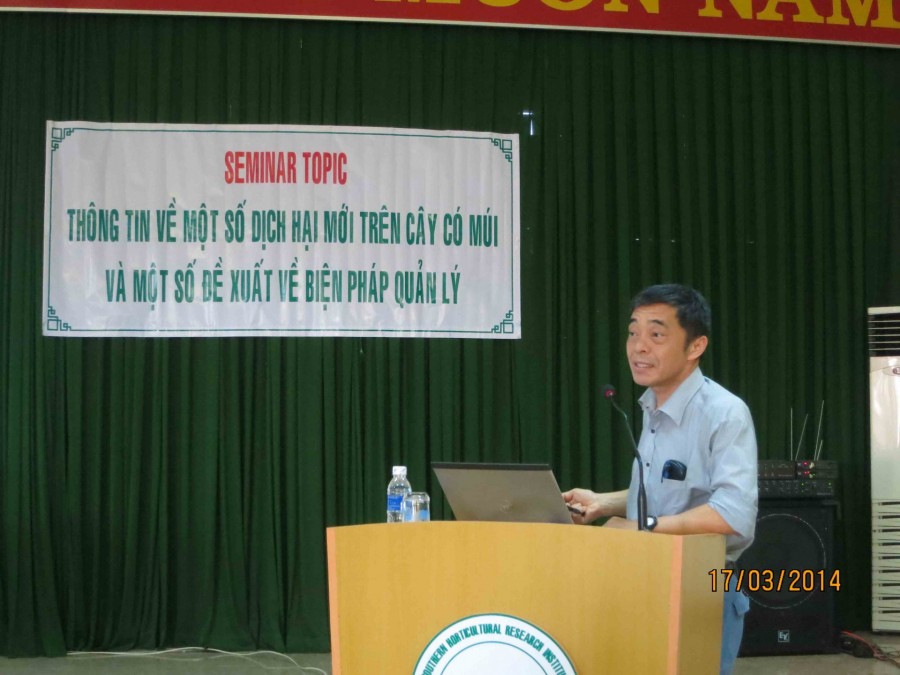 Hội thảo về một số bệnh hại mới trên cây có múi