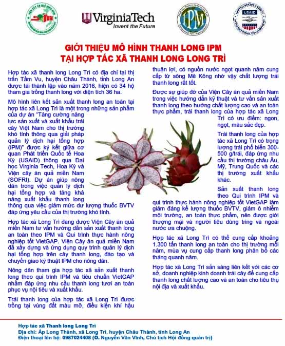 Mô hình thanh long IPM