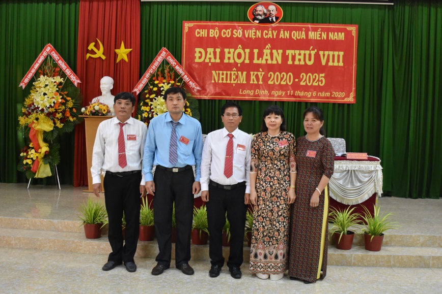 Chi ủy khóa mới nhiệm kỳ 2020-2025