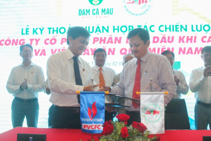 Lễ ký thỏa thuận hợp tác chiến lược giữa PVCFC và SOFRI.