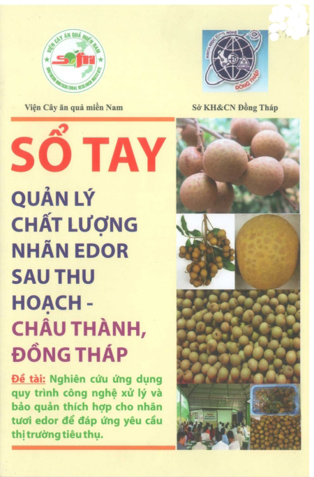 Sổ tay quản lý chất lượng nhãn Edor sau thu hoạch