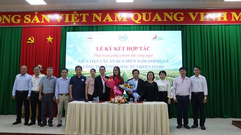 SOFRI và Green Stars ký kết hợp tác phát triển giống chanh dây vàng ngọt tại Nam Bộ